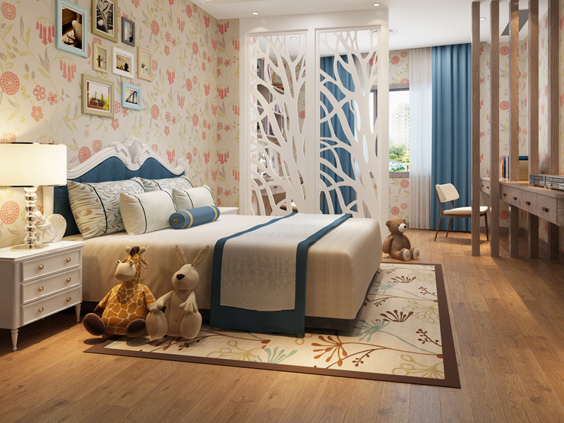 田园风格卧室效果图