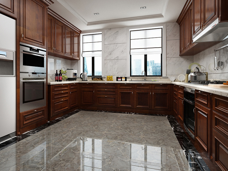 中式风格厨房效果图