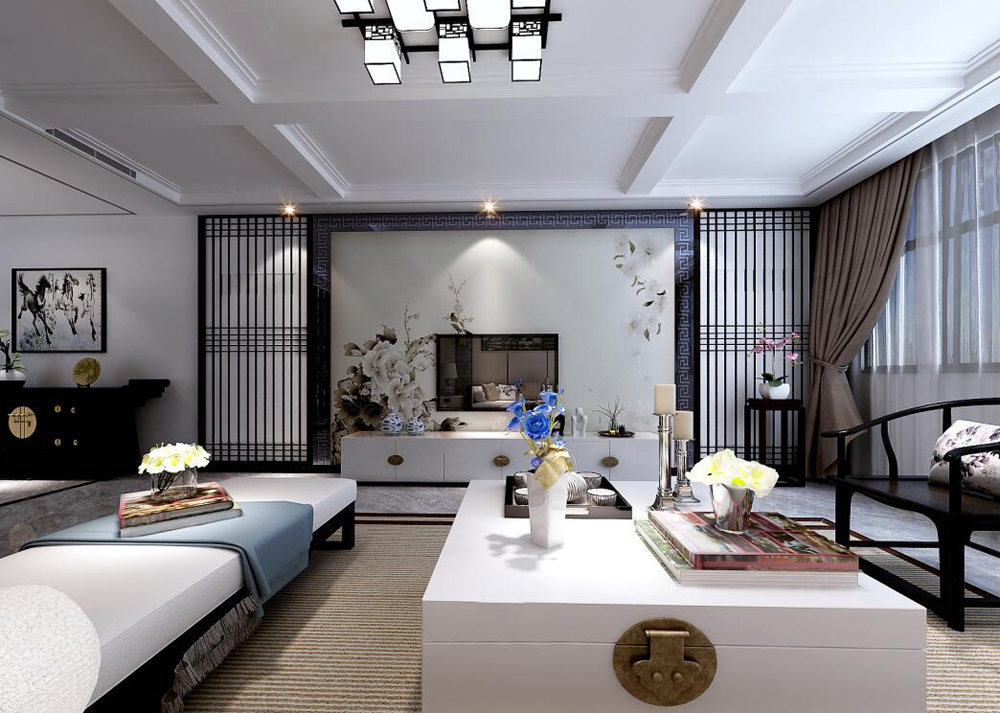 简中风格客厅效果图